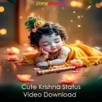 Cute Krishna Status Video Download